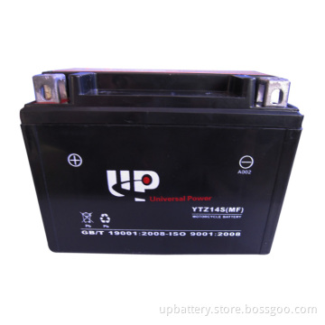 Motorcycle Battery Ytx14-Bs Mf 12V 12ah